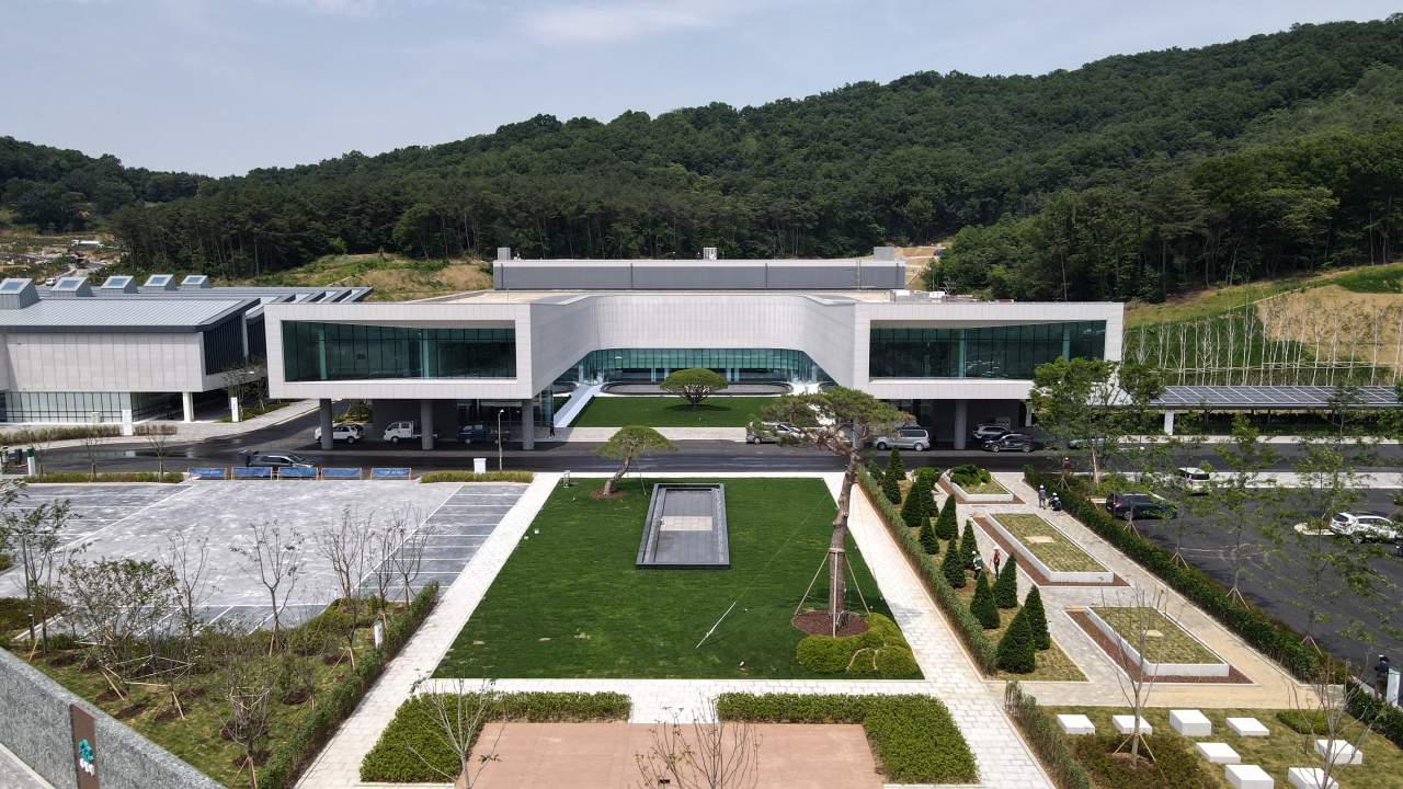 화성 함백산 추모공원 전경.