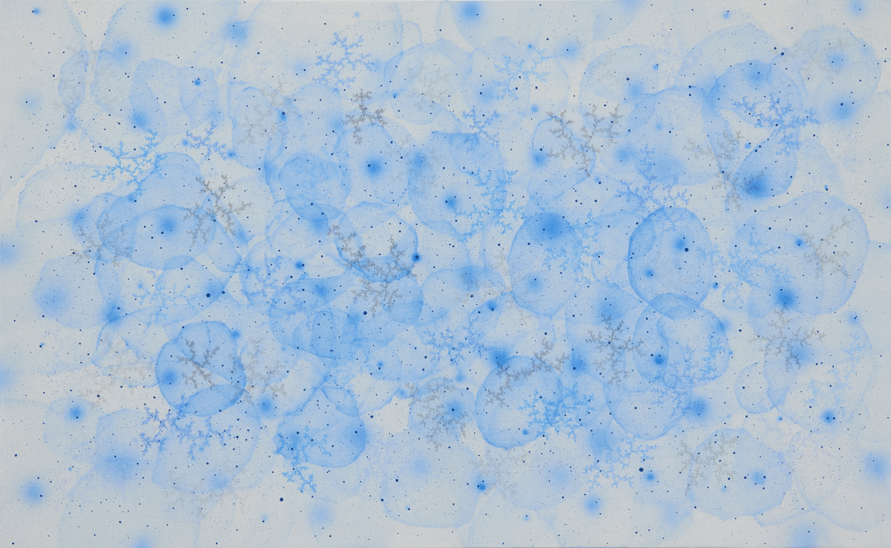 제스처 시리즈 ‘The Gesture-20046’, Mixed Media on Canvas, 80 x 130cm, 2020