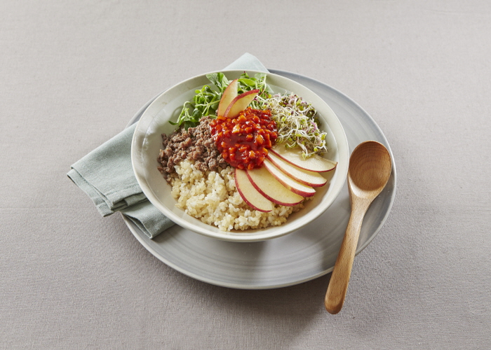 사과 비빔밥[농촌진흥청 제공]