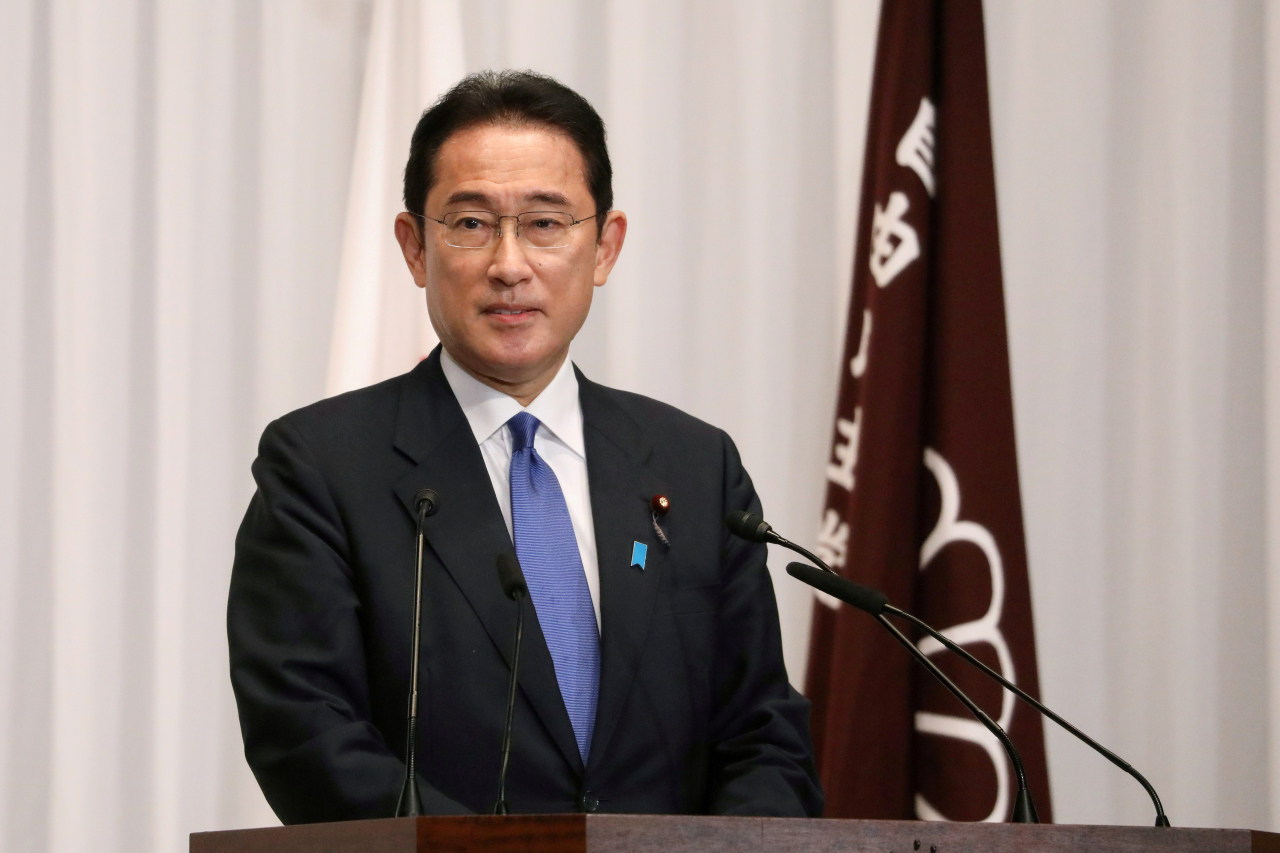 기시다 후미오(岸田文雄) 일본 자민당 총재.[로이터]