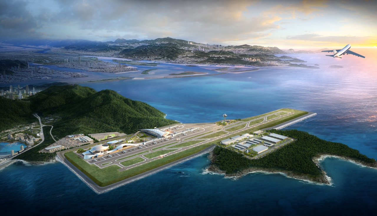 가덕도 신공항 조감도