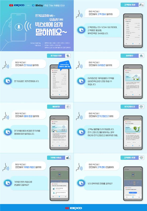 한국전력의 AI 음성인식 고객 서비스 사용법 ［한전 제공］