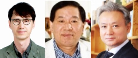 왼쪽으로부터 한철희 돌베개 대표, 정욱 대원씨아이 대표,김학원 휴머니스트출판그룹 대표.