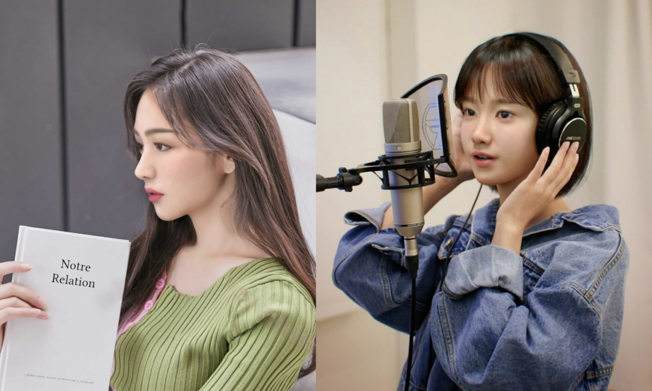 롯데홈쇼핑의 가상인간 루시(왼쪽)과 스마일게이트의 가상인간 한유아(오른쪽) [인스타그램 캡처]