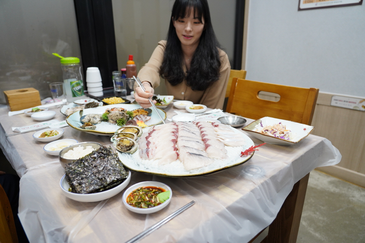 해남 가을 진미 삼치회