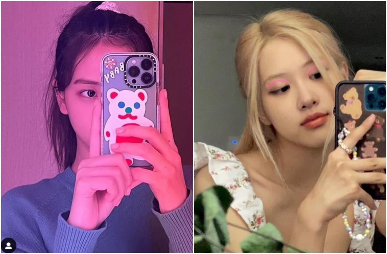 [블랙핑크 지수-로제 인스타그램 캡처]