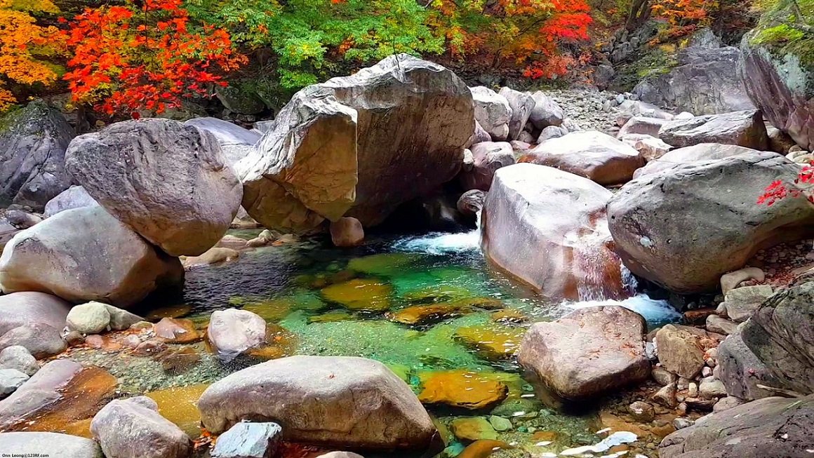 강원도 설악산 계곡