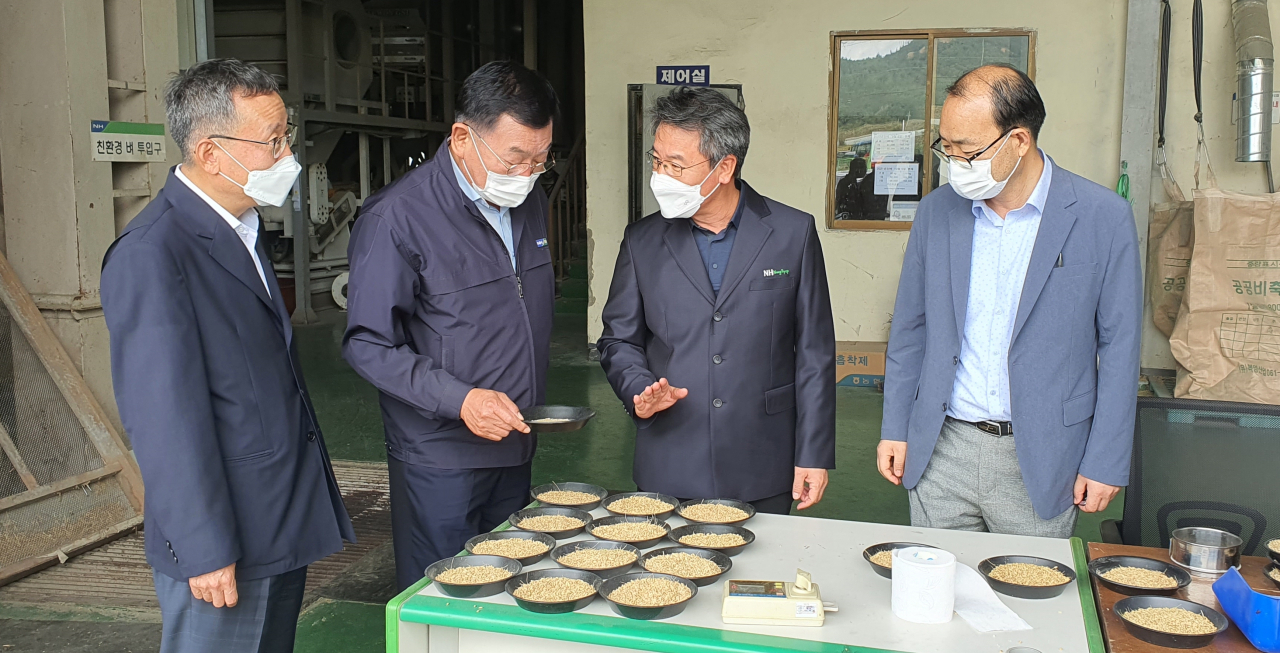 박서홍 본부장 수확기 현장점검
