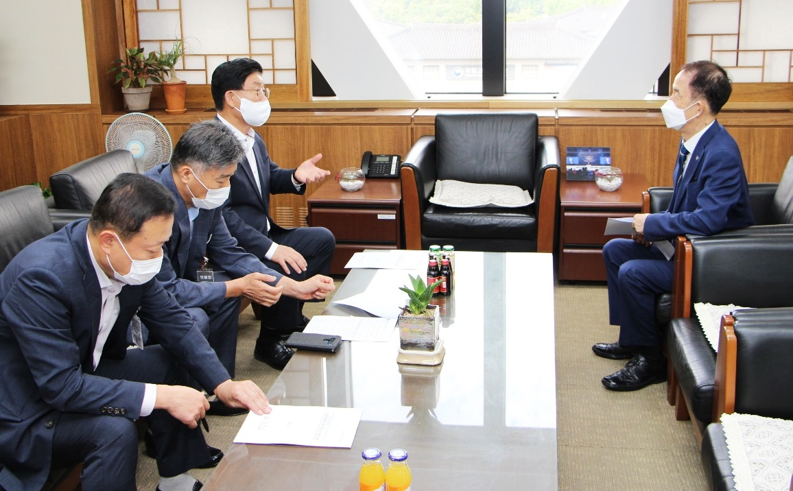 강인규시장,혁신도시 시즌2 강력히 촉구 하는 장면(나주시 제공)