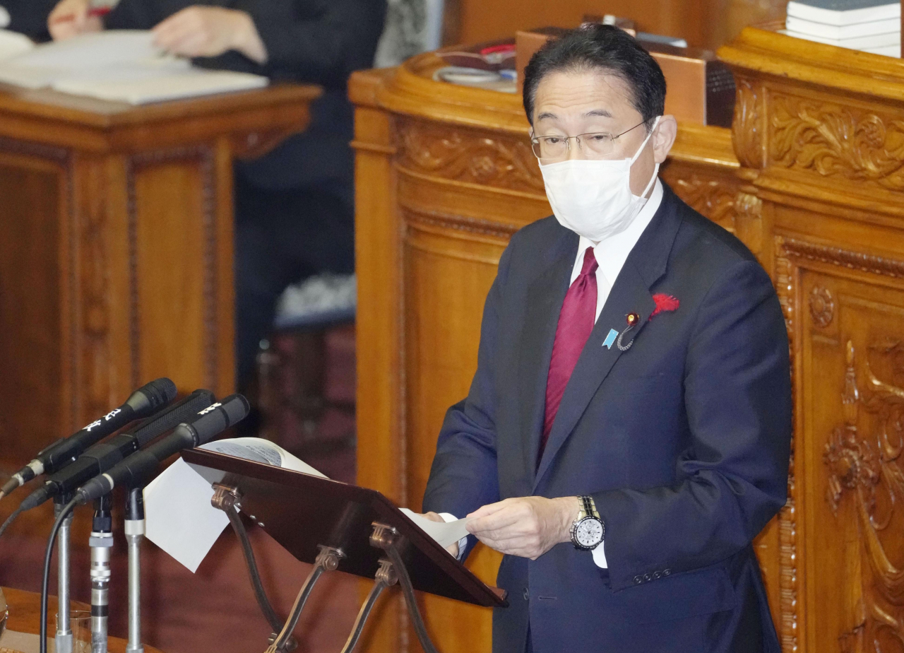 기시다 후미오(岸田文雄) 일본 총리[연합]