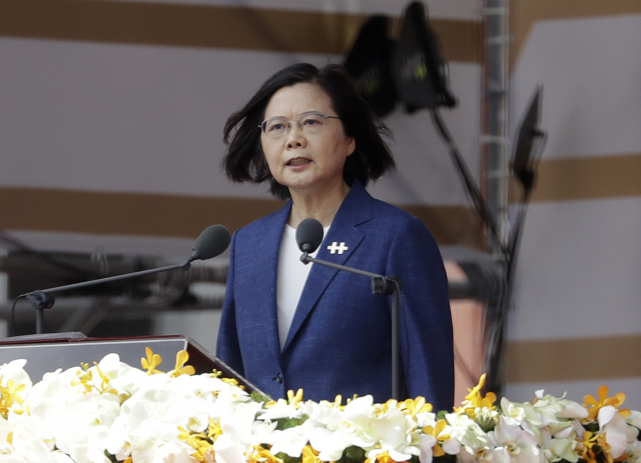 차이잉원(蔡英文) 대만 총통. [AP]