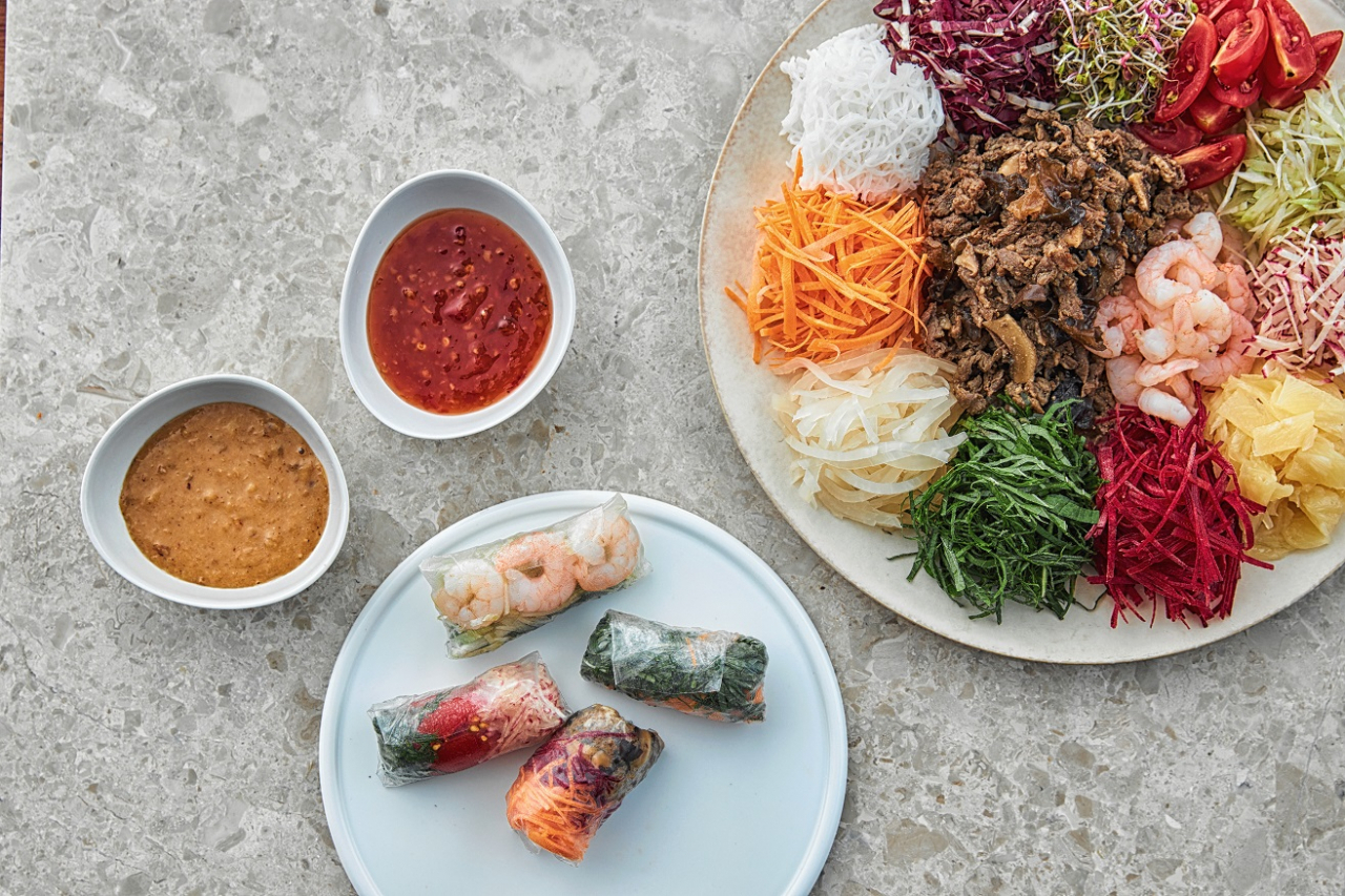 마켓컬리에서 판매중인 ‘도리깨침’의 월남쌈. [마켓컬리 제공]