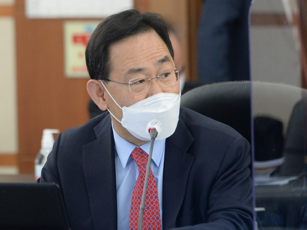 윤석열 전 총장 캠프의 선거대책위원장으로 영입된 주호영 의원. [연합]