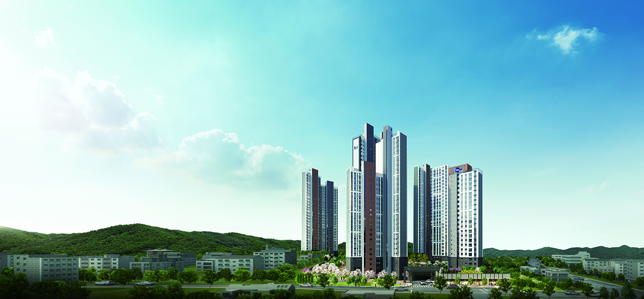 반월역 두산위브 더센트럴 투시도. [두산건설 제공]