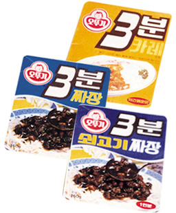 1981년 출시된 오뚜기 3분 요리. [오뚜기 제공]