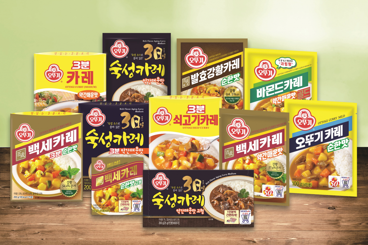 오뚜기 3분 제품 모음. [오뚜기 제공]