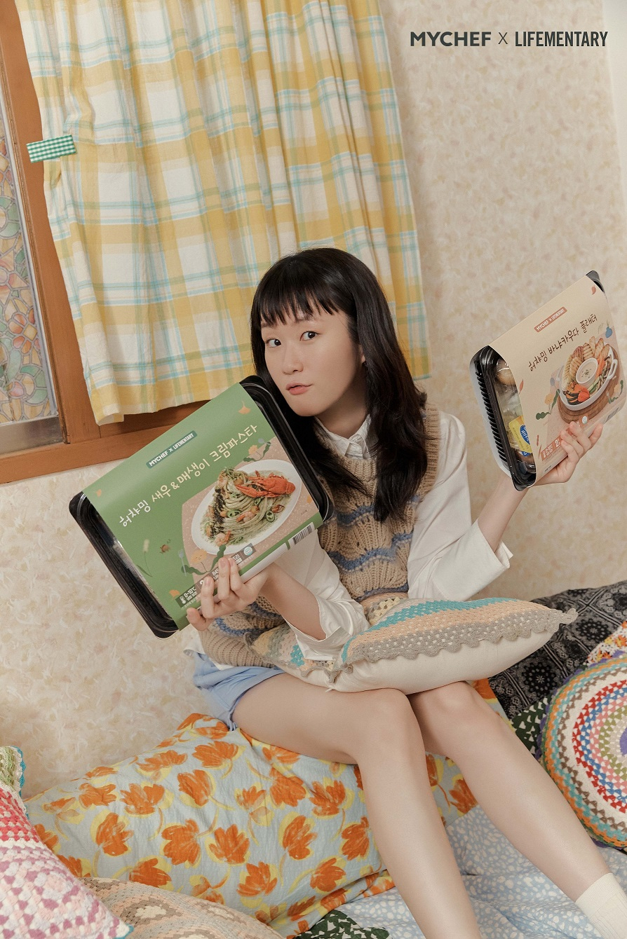 마이셰프가 자체 채널 라이브커머스 ‘마쇼라(마이셰프 쇼핑 라이브)’를 론칭하고 20일 첫 방송으로 유튜버 허챠밍과 ‘허챠밍 밀키트 시즌2’를 선보인다. [마이셰프 제공]