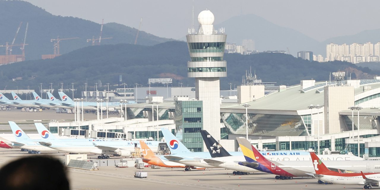 인천공항 계류장 모습[연합뉴스]