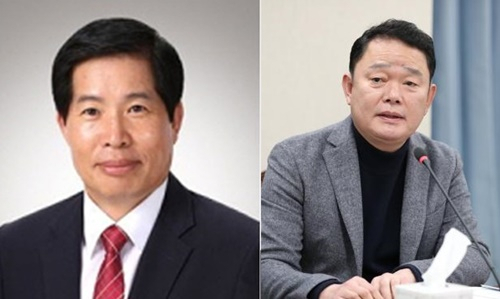 공영민 후보(사진 왼쪽)와 박진권 후보.