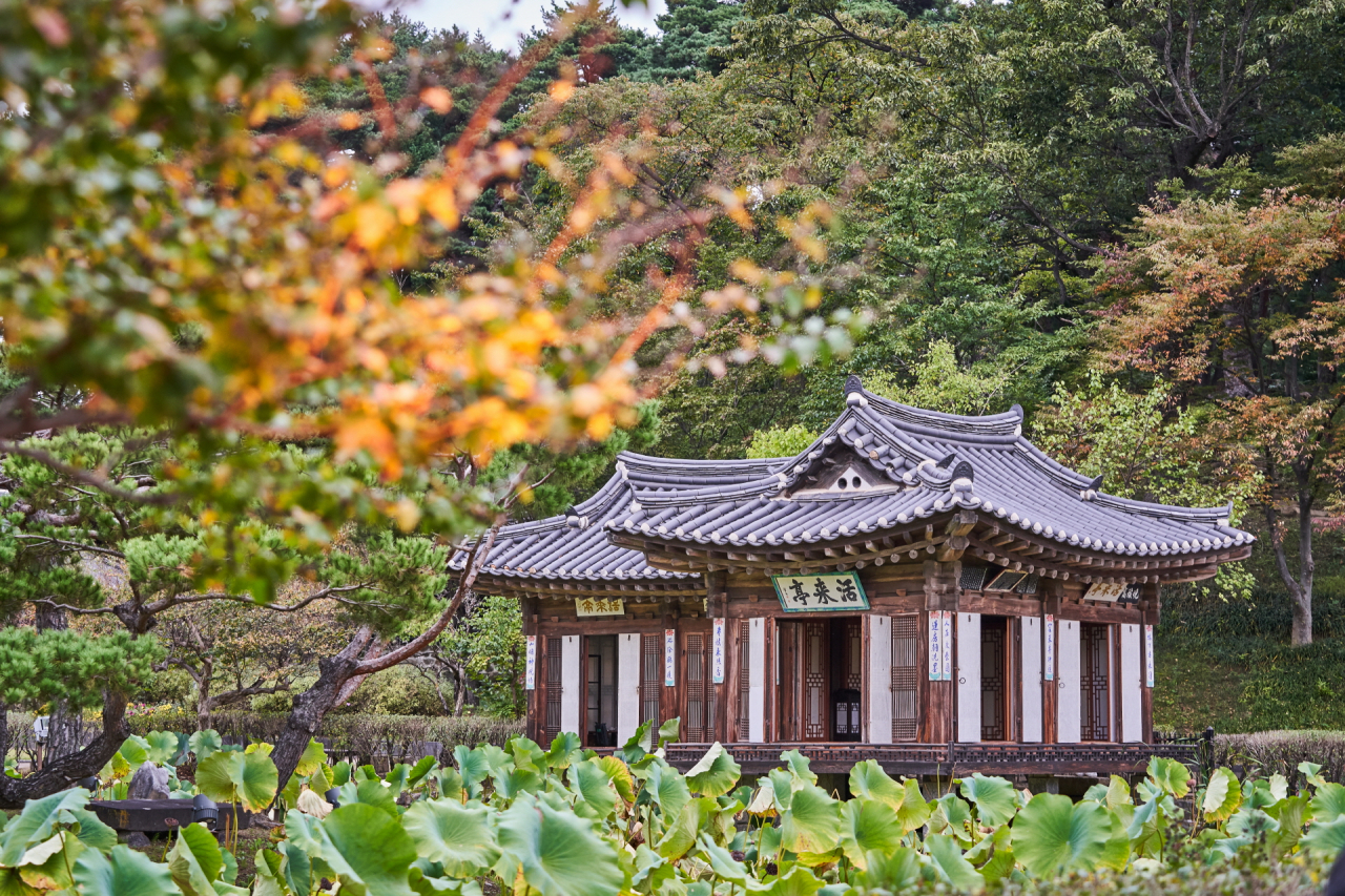 선교장 정자 활래정