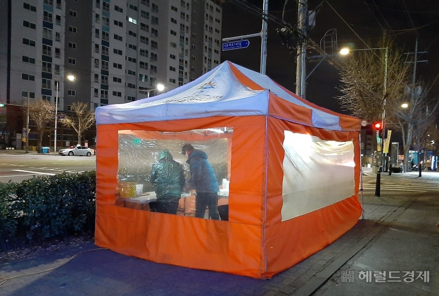 금천구 독산고개 인근 새벽일자리쉼터. [금천구 제공]