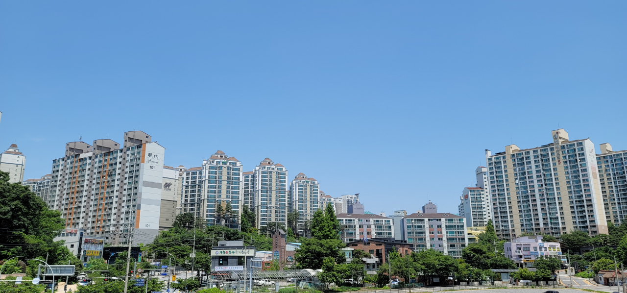 경기도 용인시 수지구 일대의 아파트 단지 모습 [헤럴드경제DB]