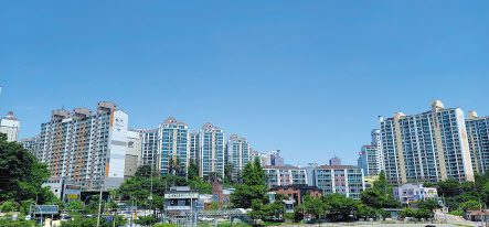 경기도 용인시 수지구 일대의 아파트 단지 모습. [헤럴드경제DB]
