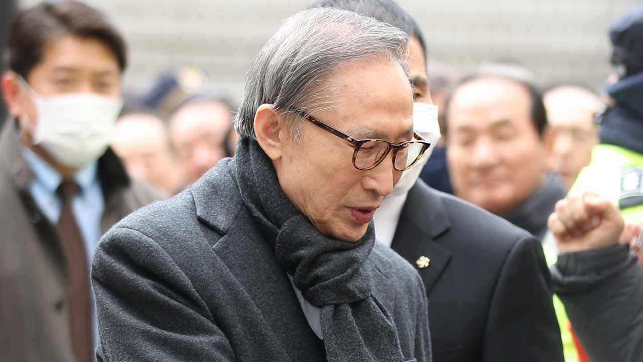수감 중인 이명박 전 대통령 [연합]