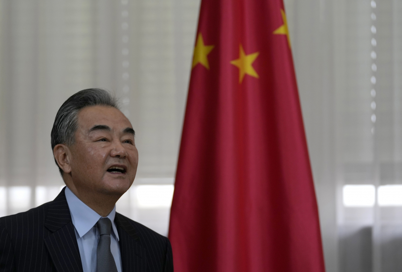왕이 중국 외교부장. [AP]