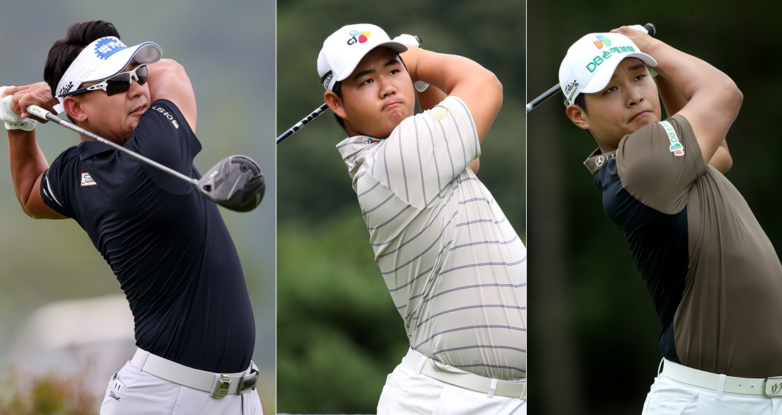 박상현, 김주형, 서요섭(왼쪽부터) [KPGA 제공]