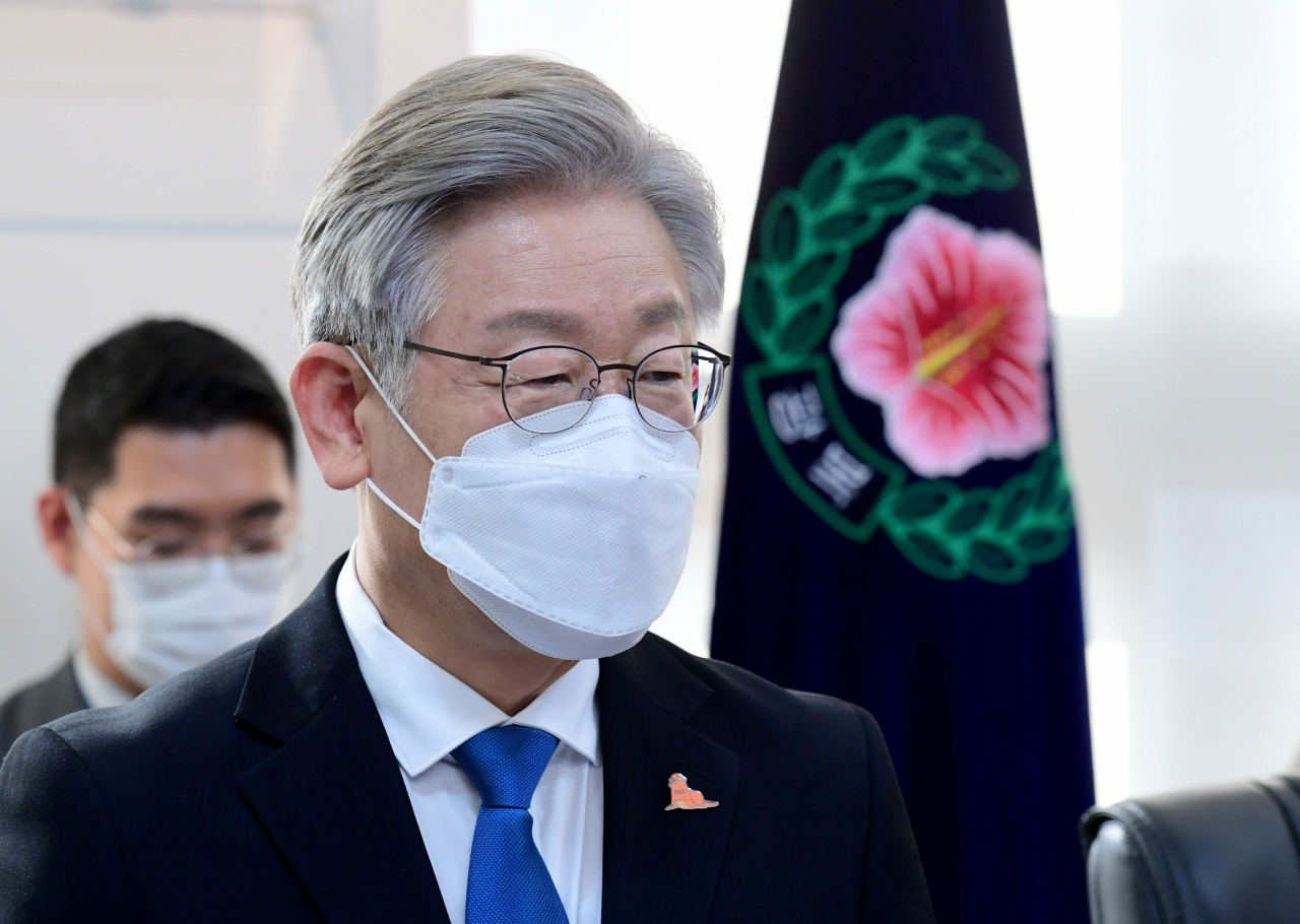 더불어민주당 이재명 대선후보. [연합]