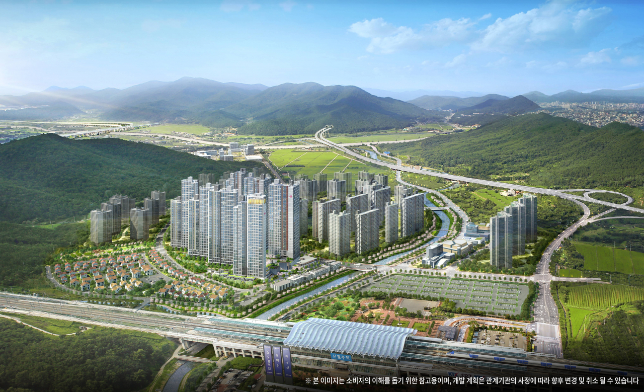 ‘신경주 더 퍼스트 데시앙’ 조감도.
