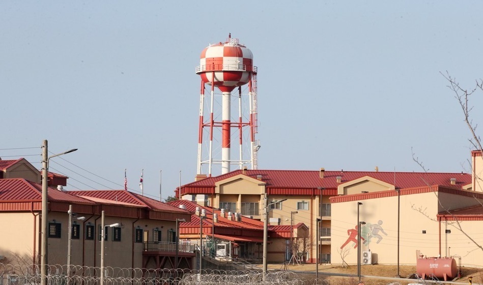 A file photo of a US military base in South Korea (Yonhap)
