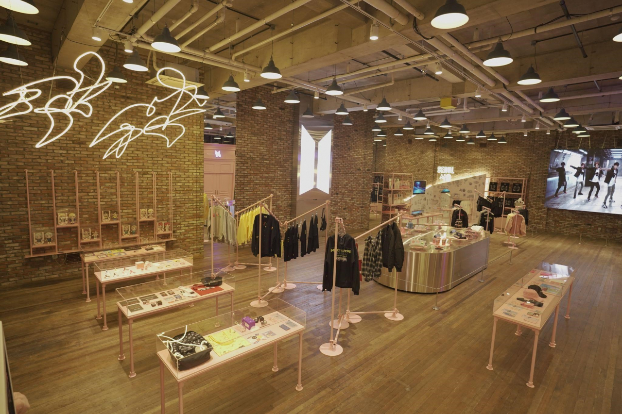 2019년 서울 강남 한복판에 연 ‘BTS 팝업 : 하우스 오브 BTS(BTS POP UP : HOUSE OF BTS)’ [하이브 제공]
