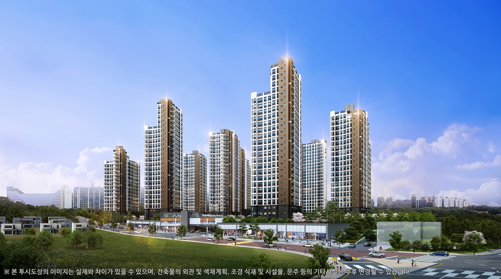 휴먼빌 에듀파크시티 투시도 [일신건영 제공]