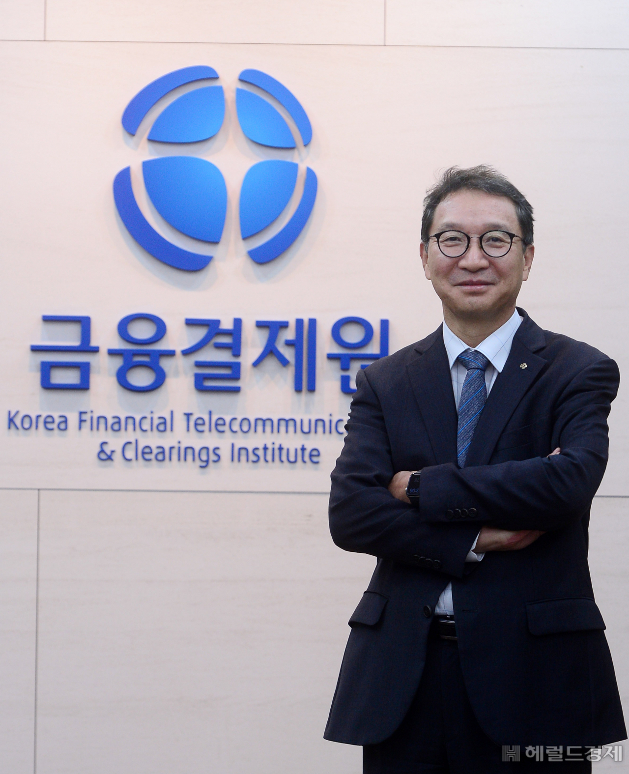 서울 강남구 금융결제원에서 김학수 금융결제원장이 본지와 인터뷰를 하고 있다. [이상섭 기자]