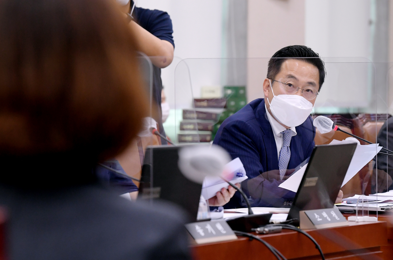 이재명 더불어민주당 제20대 대선후보 대변인인 박성준 민주당 의원. [연합]