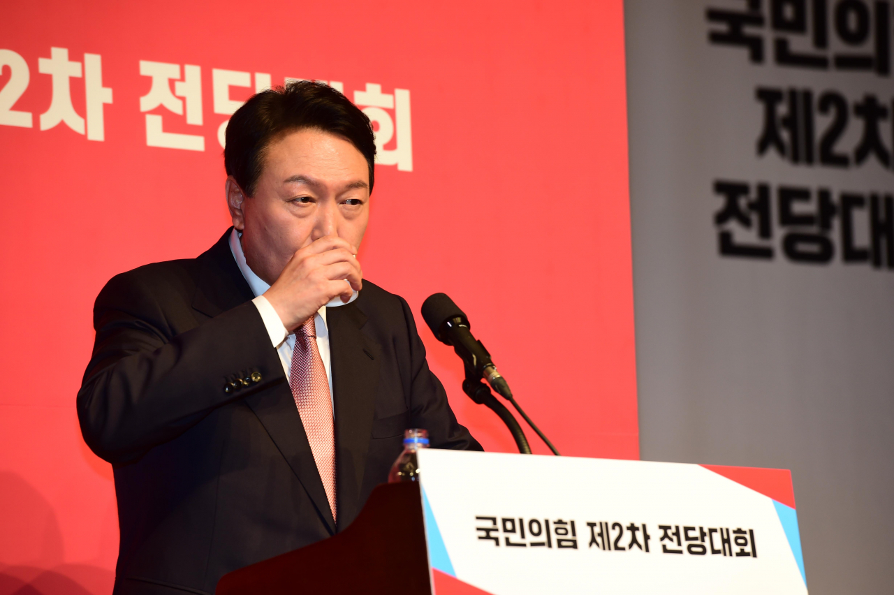 국민의힘 윤석열 대선 후보. [연합]