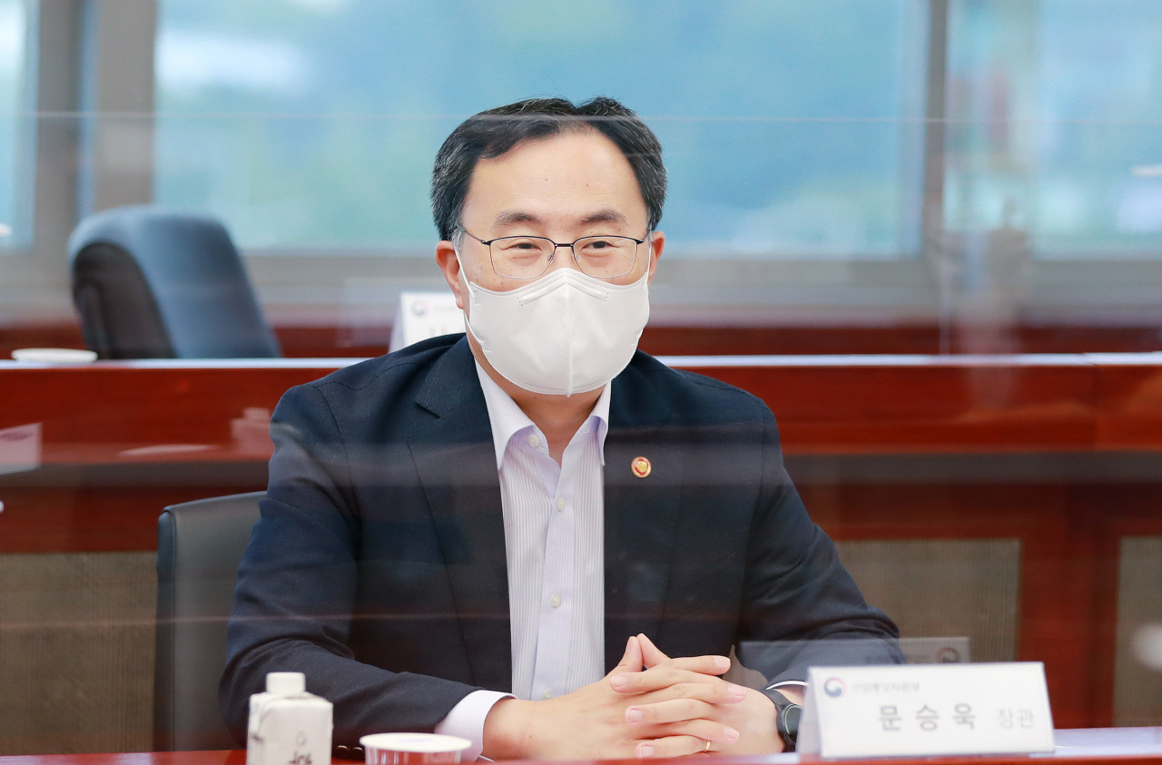 9일 미국 출장길에 오르는 문승욱 산업통상자원부 장관. [헤럴드경제DB]