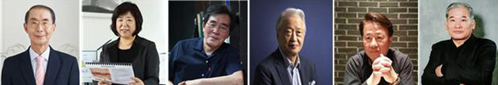 제64회 부산광역시 문화상 수상자. 사진 좌로부터 임정덕·하경자·이성규·조일상·신호국·양정모. [부산시 제공]