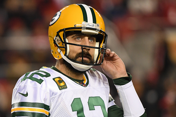 미국 프로풋볼리그(NFL) 2020-2021 시즌 MVP를 수상한 그린베이 패커스 쿼터백 애런 로저스. [게티이미지]