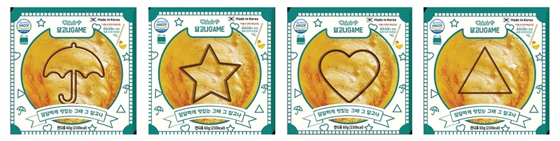 편의점 CU를 운영하고 있는 BGF리테일은 몽골과 말레이시아에 달고나가 들어간 캔디류 상품 ‘달고나게임’을 수출한다.[CU 제공]