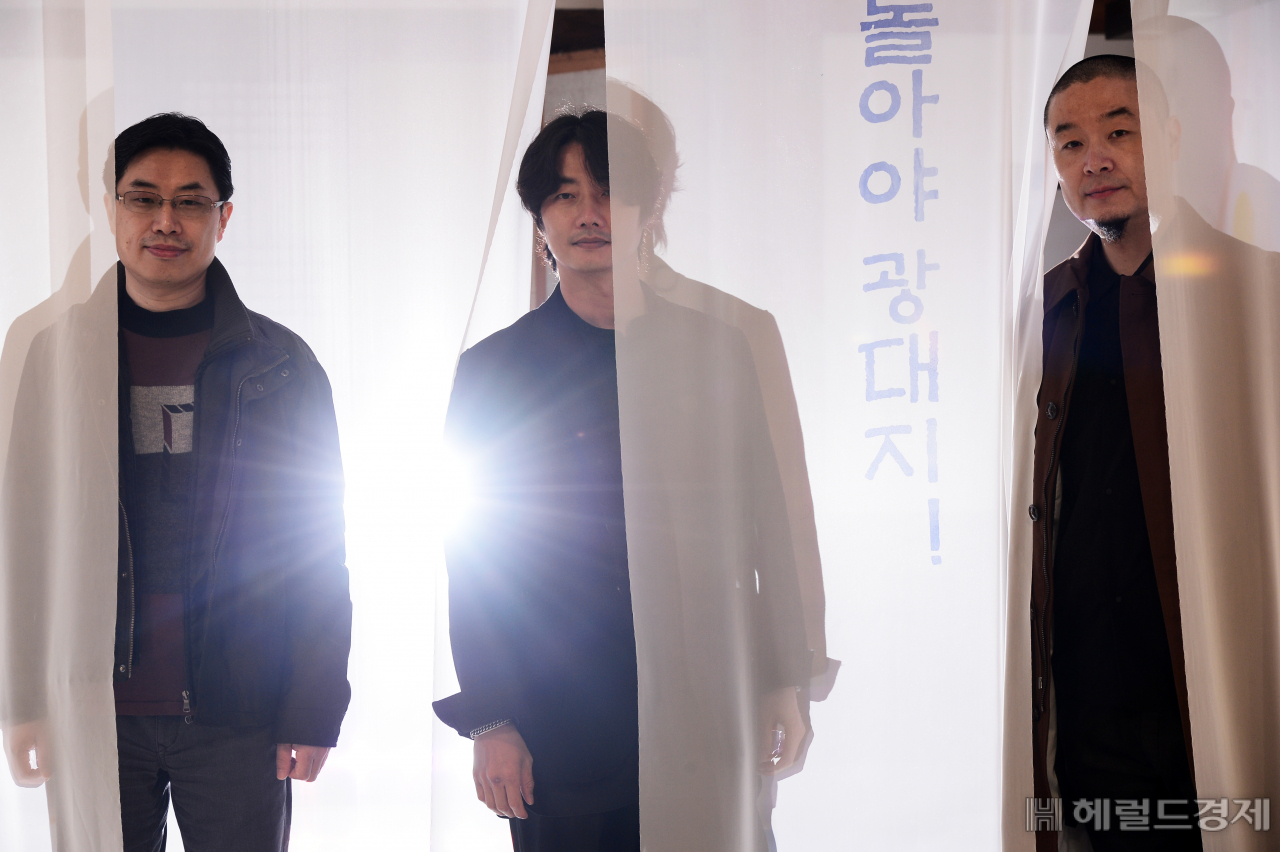 ‘소춘대유희 백년광대’ 연출 안경모, 안무가 김윤수-이규운.