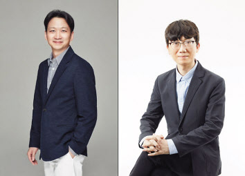 이주환(왼쪽), 송재준 컴투스 각자 대표.