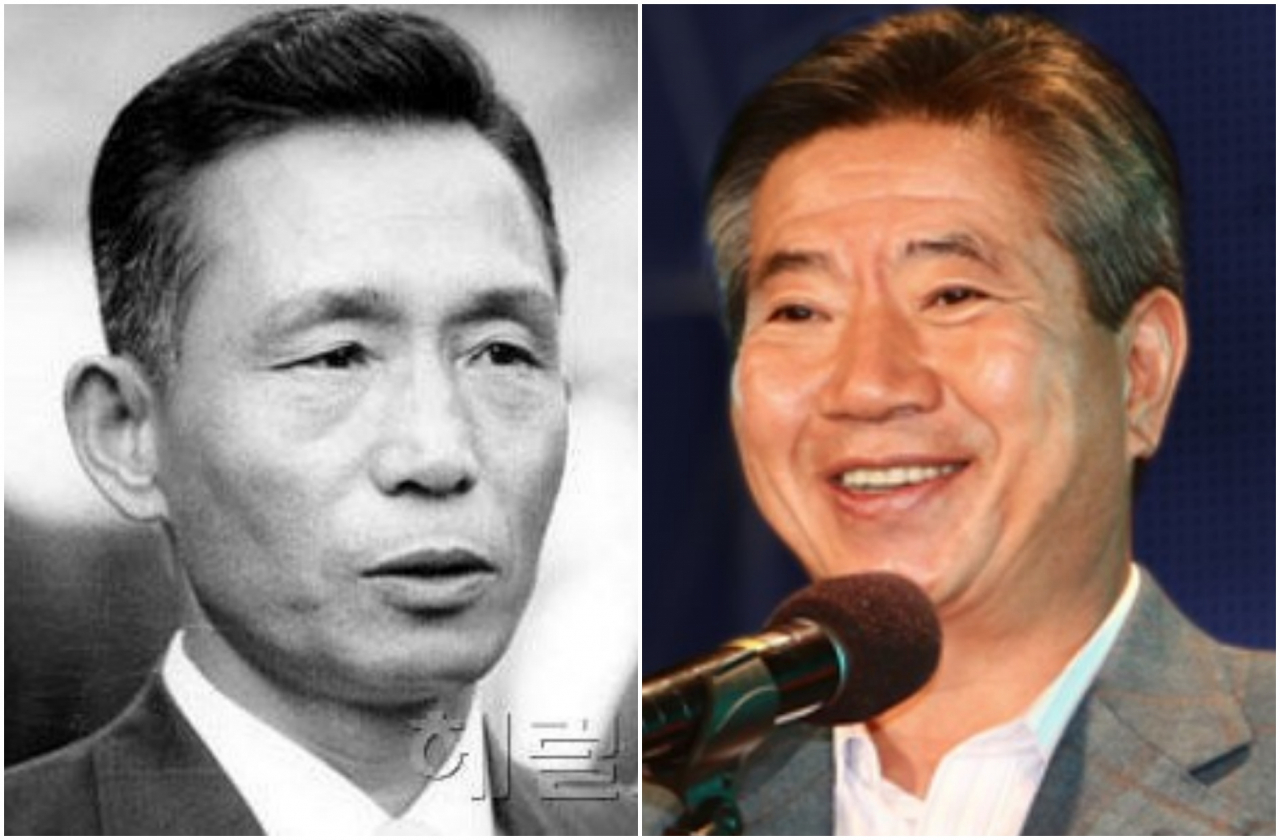 박정희 전 대통령과 노무현 전 대통령. [헤럴드경제 DB·노무현재단 공식홈페이지 캡처]