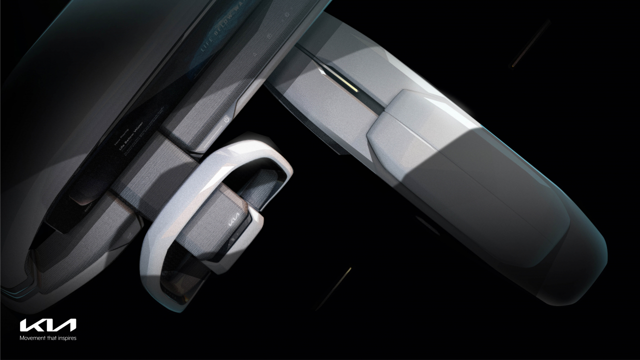 ‘더 기아 콘셉트 EV9(The Kia Concept EV9)’의 내장 프리뷰 이미지. [기아 제공]