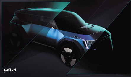 ‘더 기아 콘셉트 EV9(The Kia Concept EV9)’의 외장 프리뷰 이미지. [기아 제공]