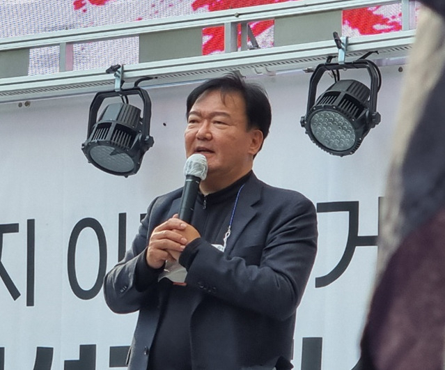민경욱 전 미래통합당(국민의힘 전신) 의원 모습. 김지헌 기자