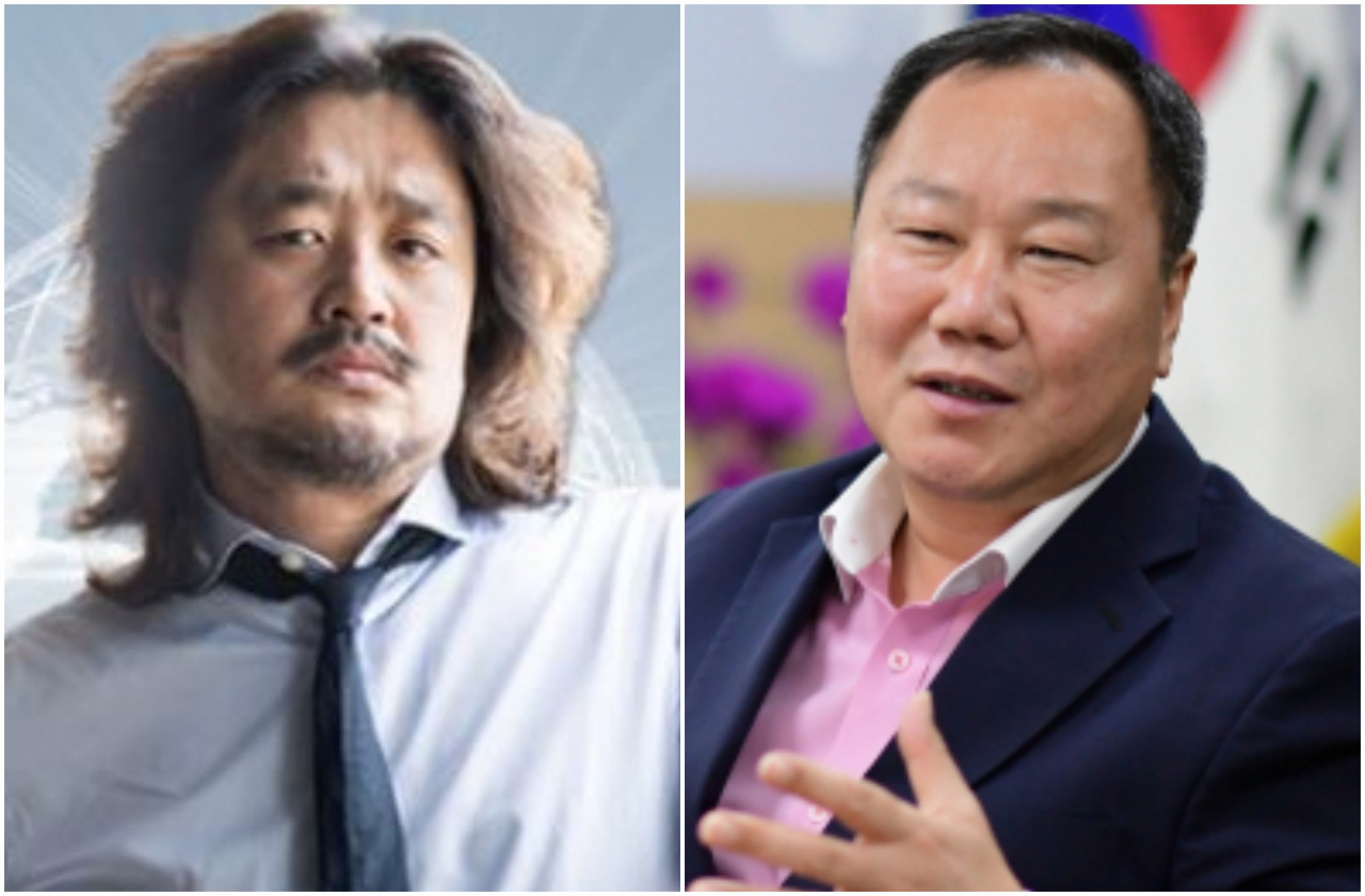 방송인 김어준-김인호 서울시의회 의장. [TBS 뉴스공장 캡처·헤럴드DB]