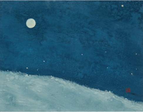 임남진 ‘적요(跡擾)’ / 26.5X34.5cm / 한지에 채색 / 2021[헤럴드아트데이 제공]